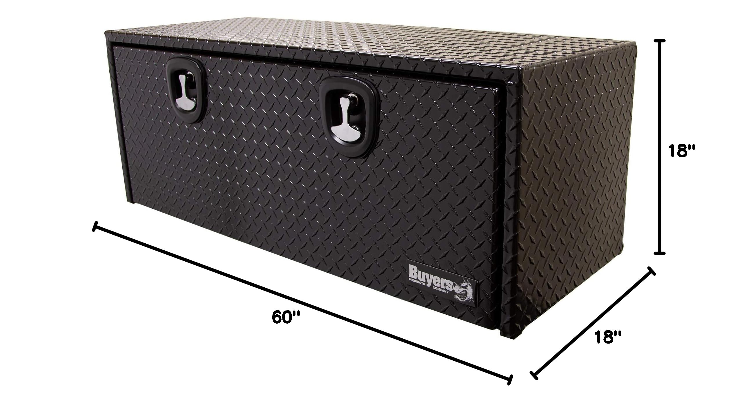 Black Diamond Tread Aluminum Underbody Truck Tool Box 18