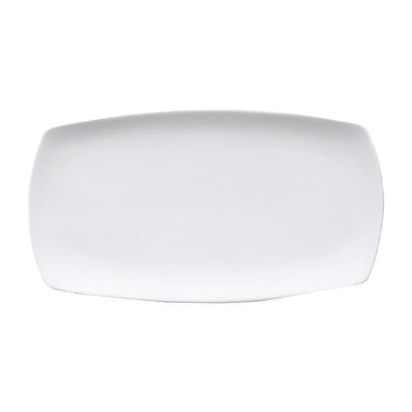 Alani 022471 14 x 7 3/4 Inch Rectangular Serving Platter - Set of 6 - Durable Dishware for Catering, Restaurants, and Party Entertaining