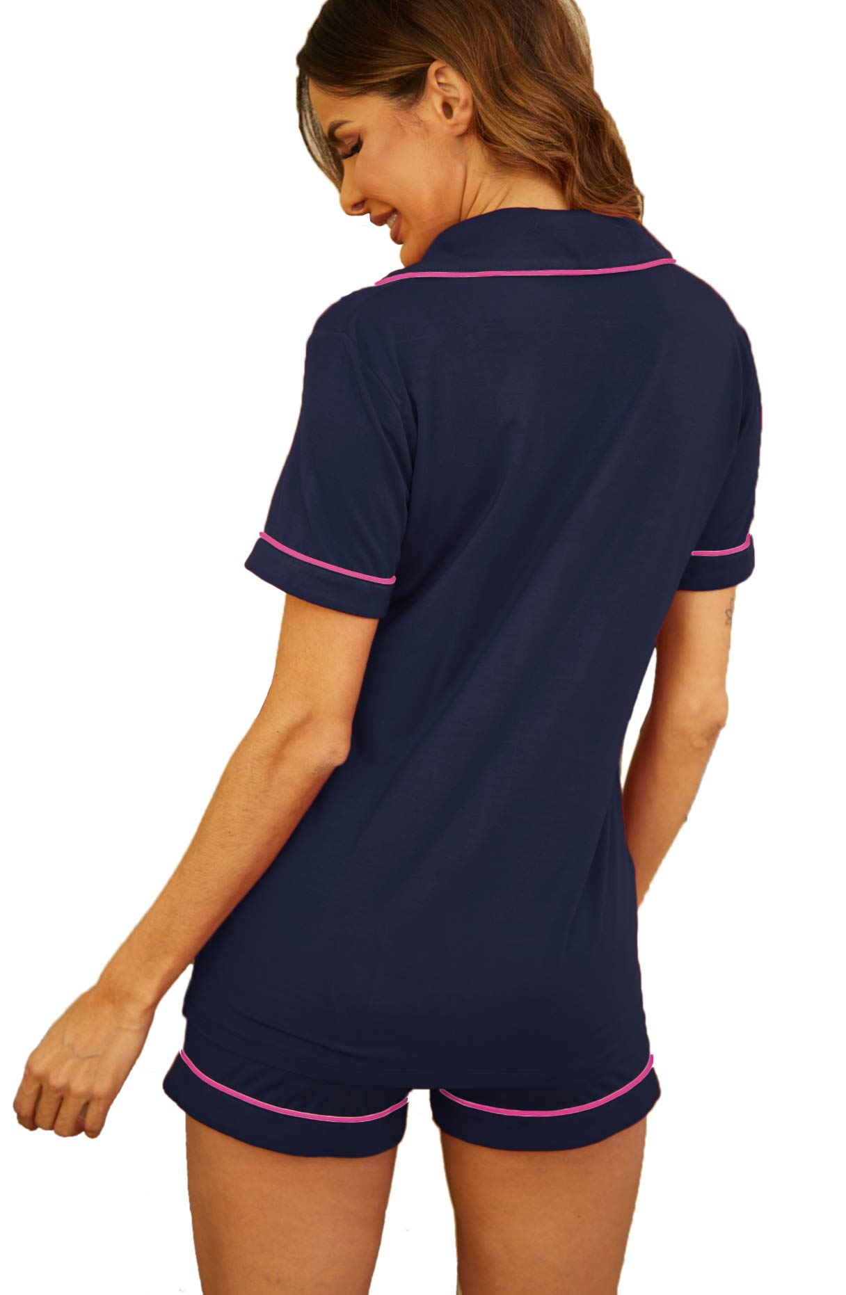 Women's Soft Long Sleeve Pajama Set - Button Down Sleepwear & Lounge PJS for Comfortable Nights, Relaxing at Home, and Cozy Winter Evenings