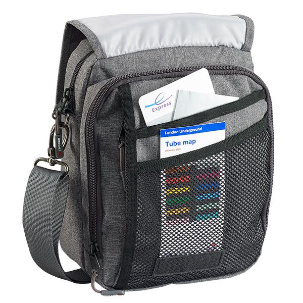 Caribee 12221 Large Travel Organizer Bag - Black - Perfect for Suitcase Packing & Business Trips