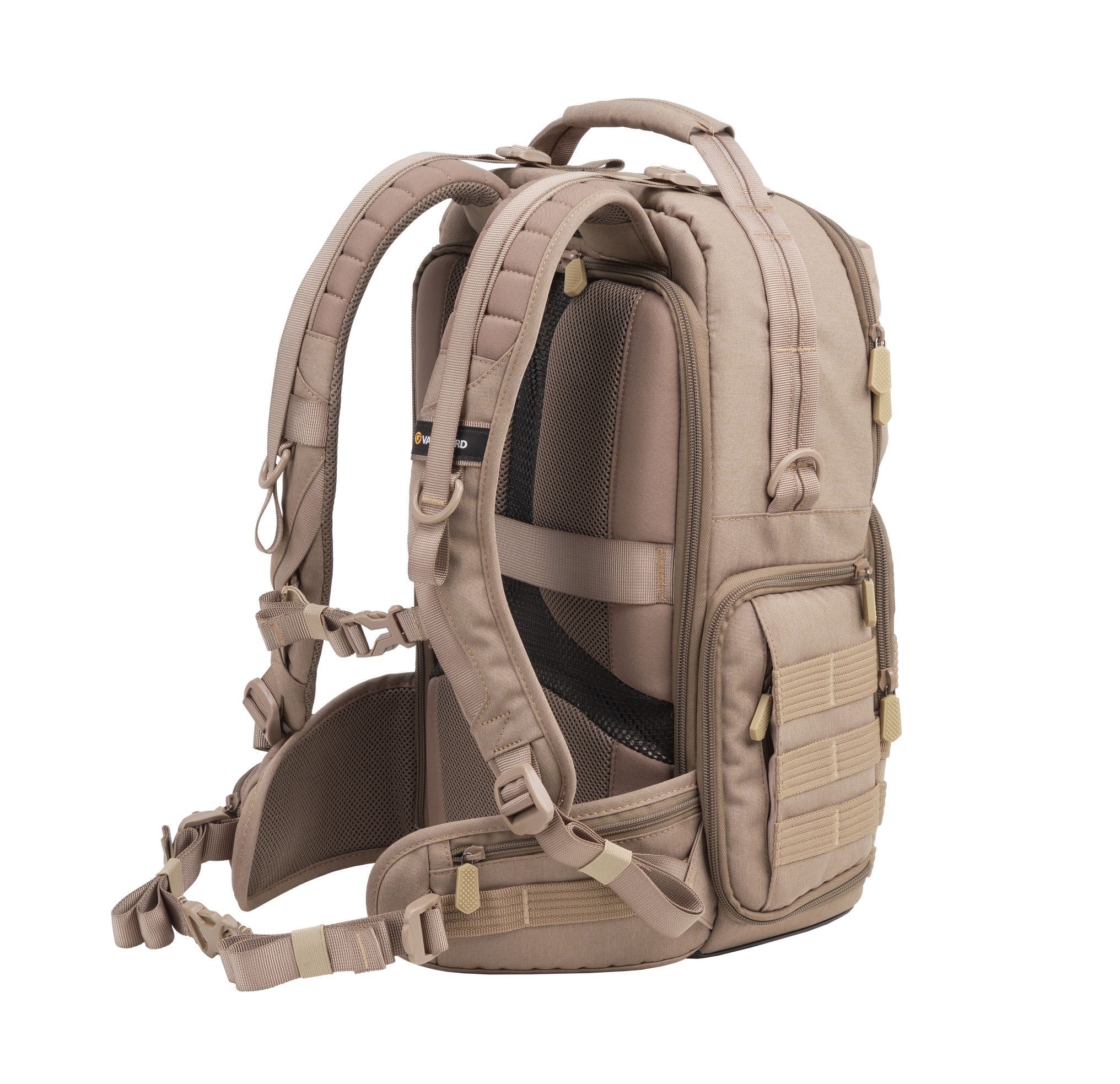 VEO RANGE T 45M BG Waterproof Hiking Backpack - Lightweight Travel Daypack for Outdoor Adventures, Camping & Daily Commute (Beige)