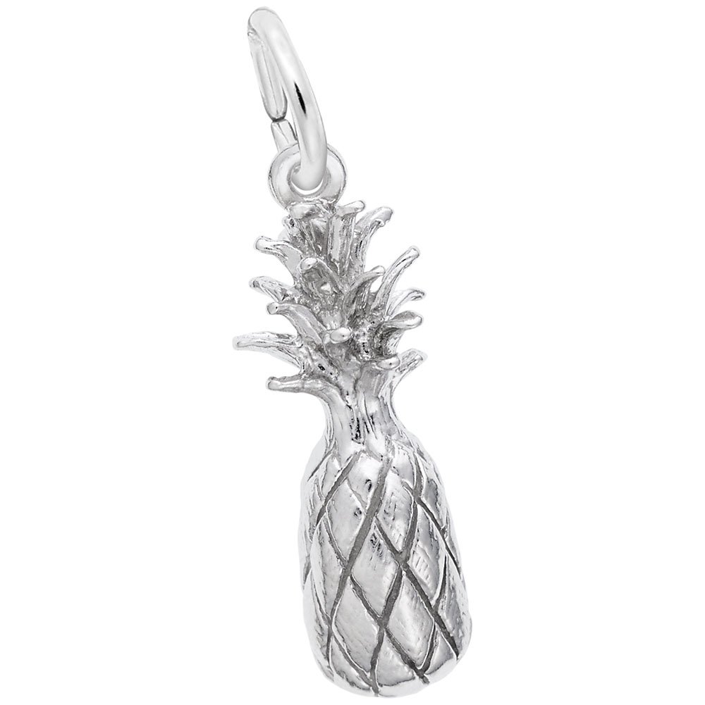 Pineapple Charm for Jewelry Making - Gold Plated Pineapple Pendant for DIY Bracelets, Necklaces, Keychains - Perfect for Summer Beach, Boho Fashion & Gifts