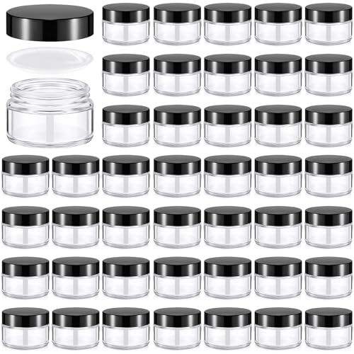 Clear, Black Lid