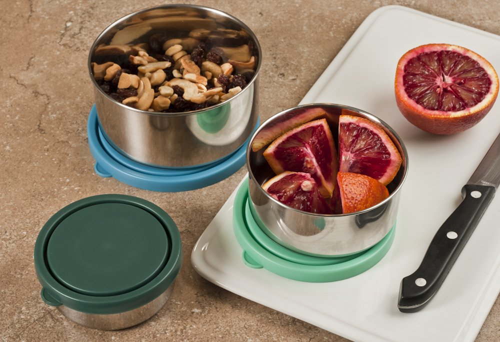 Stainless Steel Lunch Containers - 3-Piece BPA-Free Food Storage Set for Meals & Snacks | Office & Picnic Use