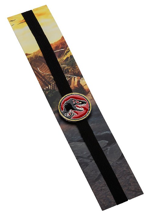 Jurassic World Dinosaur Enamel Charm Bookmark - Perfect Gift for Book Lovers & Dinosaur Fans - Great for Reading, Collecting & Gifting
