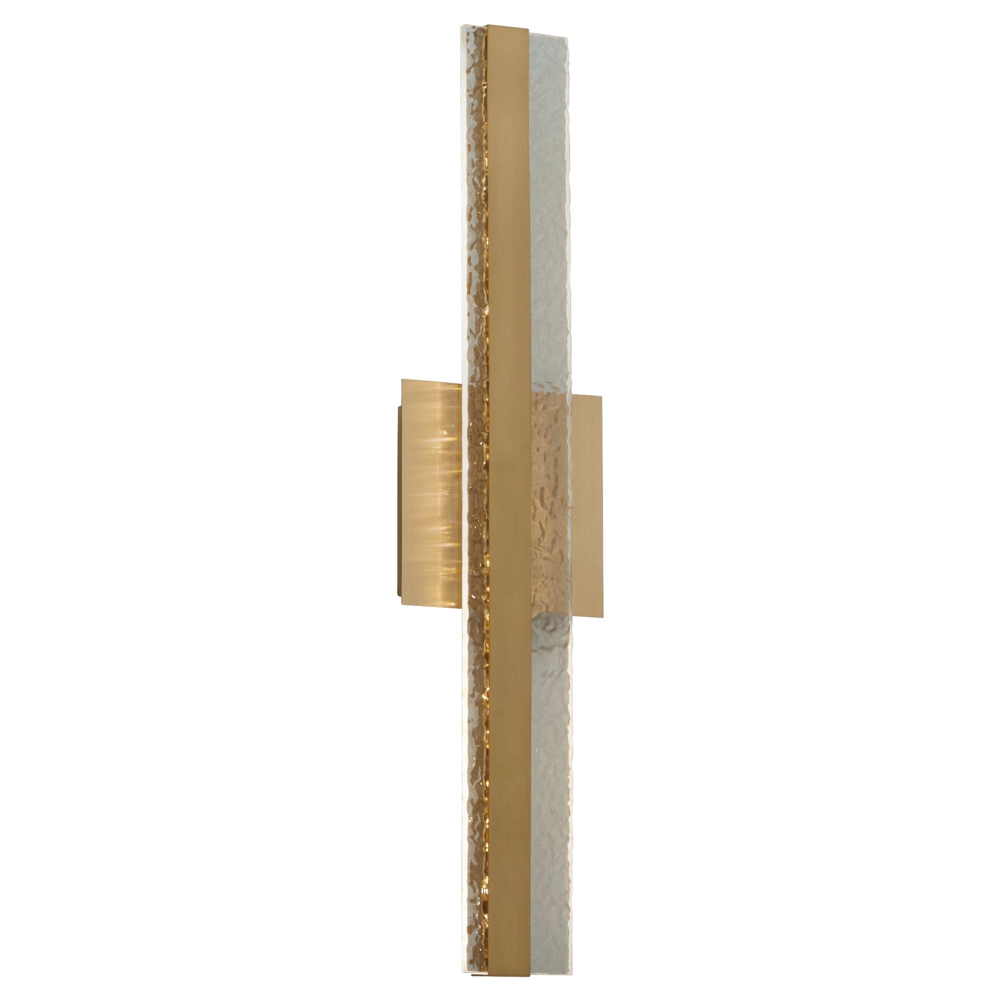 Oxygen ANTARES 3 5004 40 Vanity Light Fixture 24 Inch Aged Brass - Modern Bathroom Lighting for Vanity Mirror, Dresser & Makeup Area