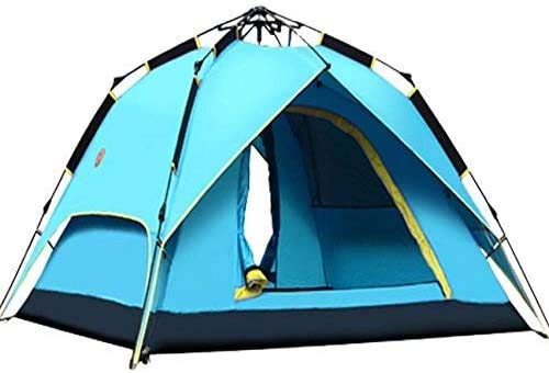 3-4 Person Automatic Camping Tent - Waterproof & UV Protection for Outdoor Family Travel