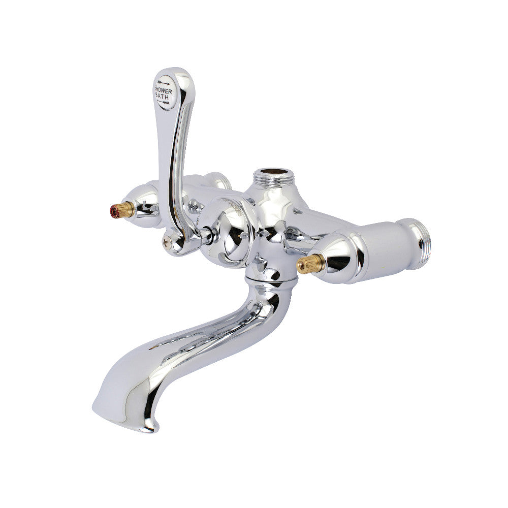 Vintage Aqua AET100 Wall Mount Clawfoot Tub Faucet - Single Handle Bathroom Sink Faucet Body Only for Classic & Modern Bathroom Decor