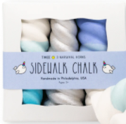 Colorful Narwhal Horns Sidewalk Chalk for Kids - Non-Toxic Outdoor Drawing & Playtime Fun - Perfect for Driveways, Sidewalks & Playgrounds