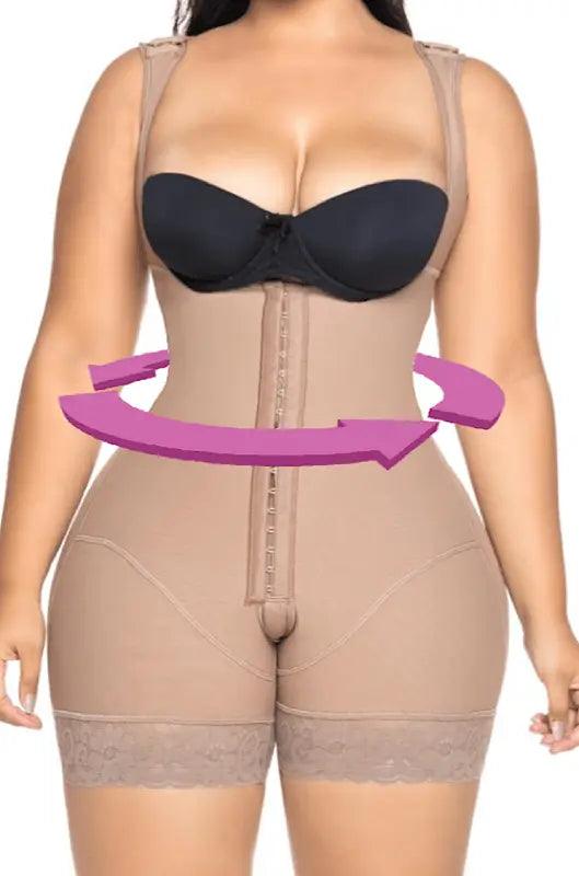 Premium High-Waist Shapewear Girdle #0214 - Slimming Body Shaper for Women, Tummy Control & Postpartum Recovery - Perfect for Daily Wear, Workouts & Special Occasions