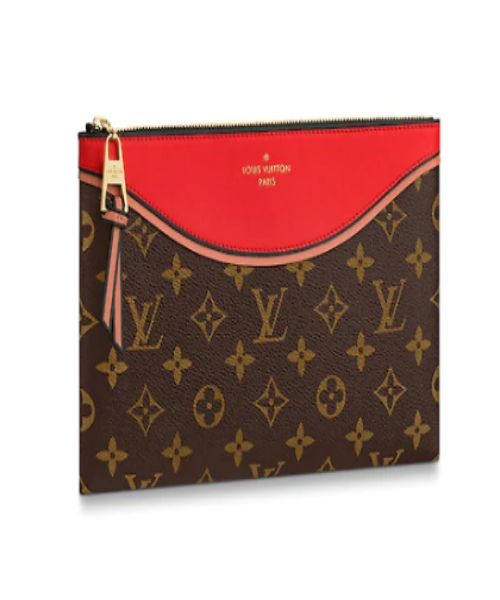 Authentic LV Pochette Tuileries Monogram Canvas Handbag in Kabuki Red | Luxury Crossbody Bag for Women | Perfect for Date Night & Evening Events