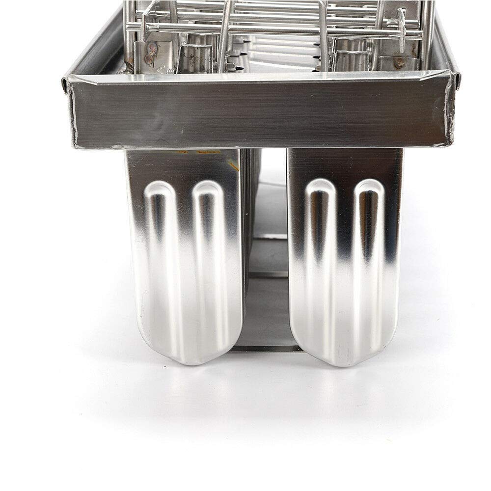 20PCS Stainless Steel Ice Pop Molds - DIY Popsicle Makers with Round Head Sticks for Homemade Ice Cream, Fruit Bars & Frozen Treats - Perfect for Summer Parties, Kids Snacks & Healthy Desserts