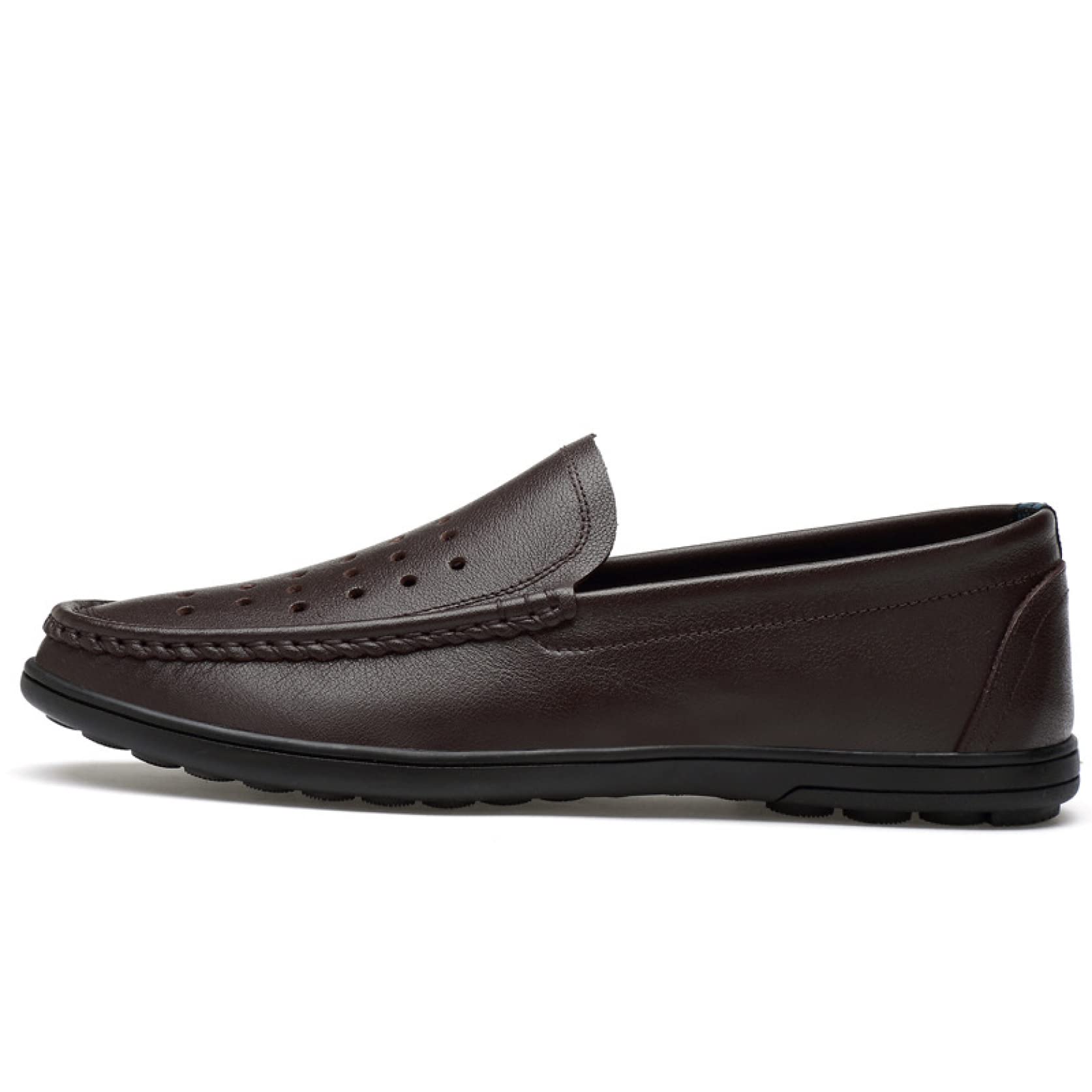 Hoxekle Men's Lightweight Breathable Slip-On Loafers - Casual Driving Moccasins & Boat Shoes for Outdoor Walking, Travel, and Daily Wear
