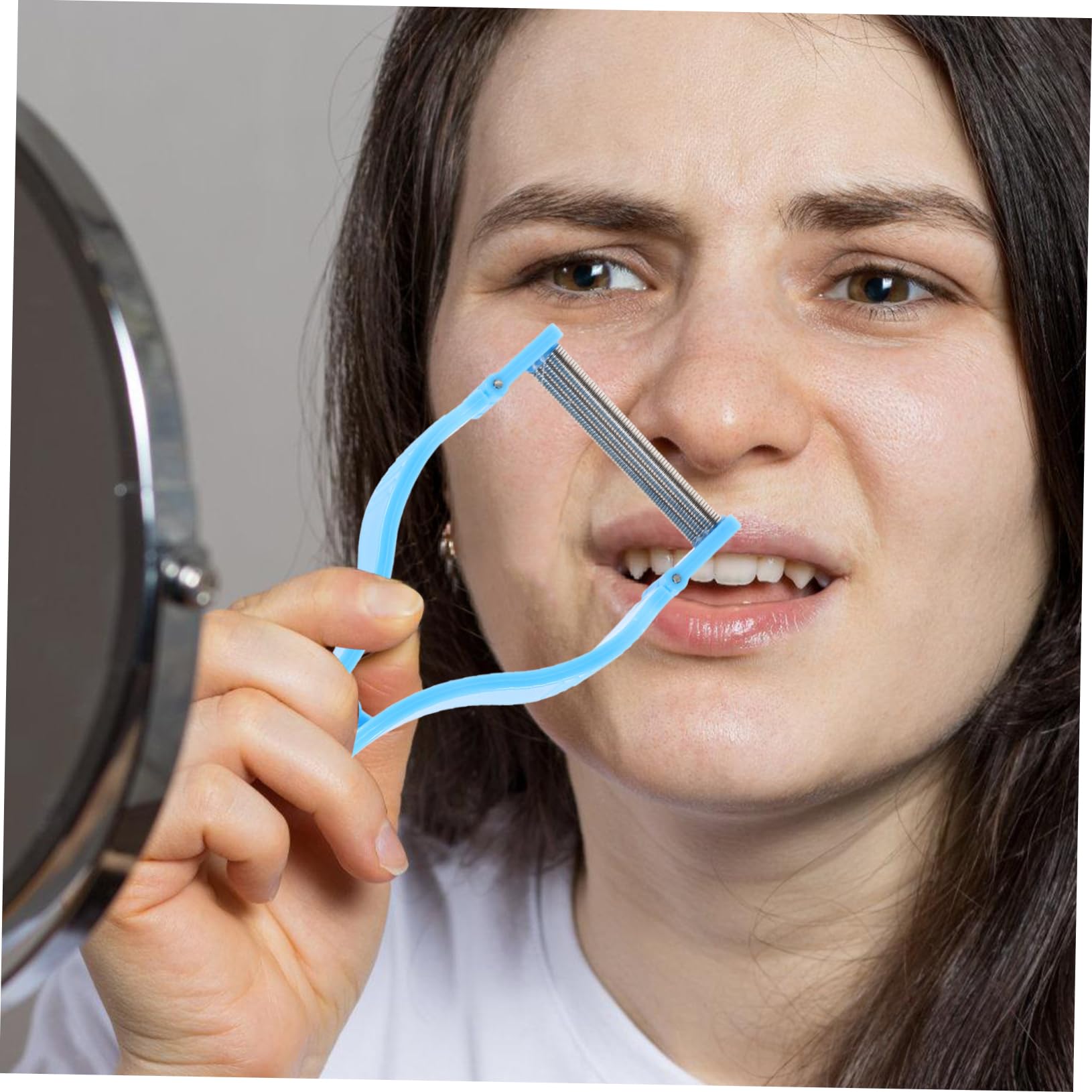 FOMIYES Spring Roller Hair Remover for Women - Facial Hair Removal Tool for Chin, Upper Lip & Eyebrows | Painless & Reusable Hair Remover Spring | Perfect for Home Use & Travel