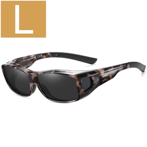 L Size Grey Tortoise Frame Grey