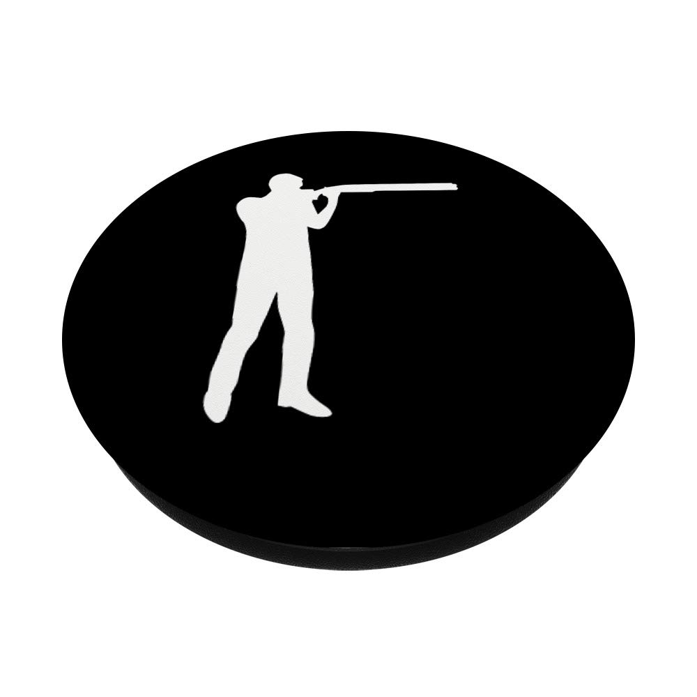 Trap Shooting PopSockets Phone Grip & Stand - Expandable Phone Holder with Strong Adhesive for iPhone, Samsung, Tablets - Perfect for Outdoor Sports, Hunting, and Shooting Range Activities