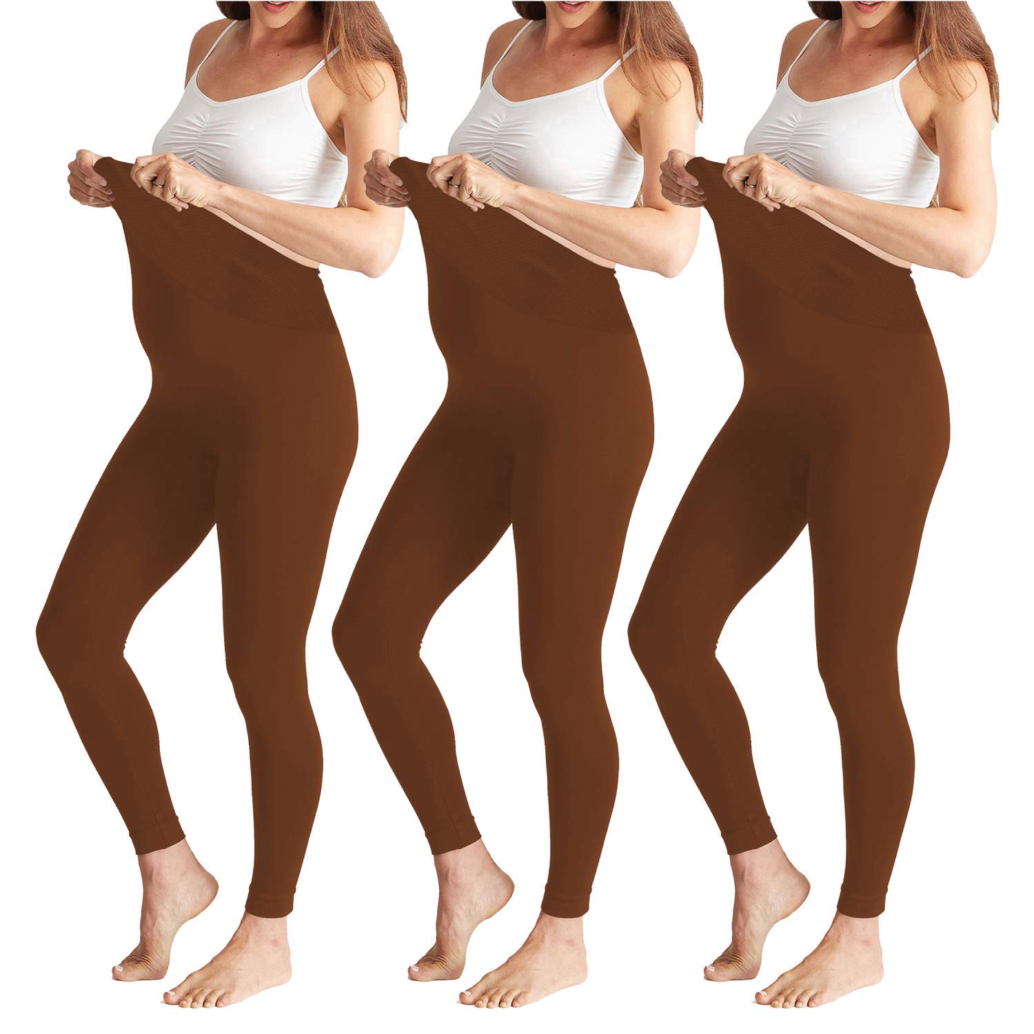 Best Maternity Leggings Over The Belly - Stretchy Activewear for Pregnancy & Nursing - Gym, Yoga & Everyday Comfort