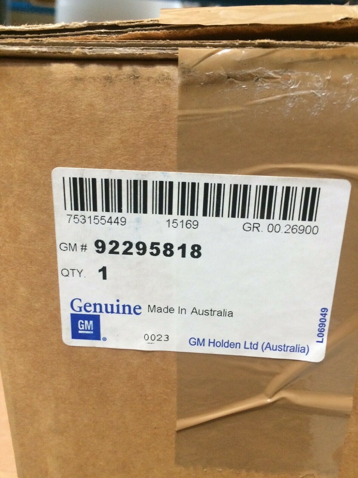 Genuine Holden Commodore VF14 V6 LWR (LPG) 3.6L Complete Cylinder Head Pair - Replacement Parts for Engine Repair & Performance Upgrade