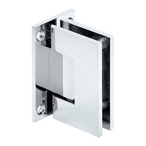 Perth Series Frameless Glass Shower Screen with Full Back Plate Hinge in Polished Chrome - Perfect for Modern Bathroom Renovations and Spa-Like Showers