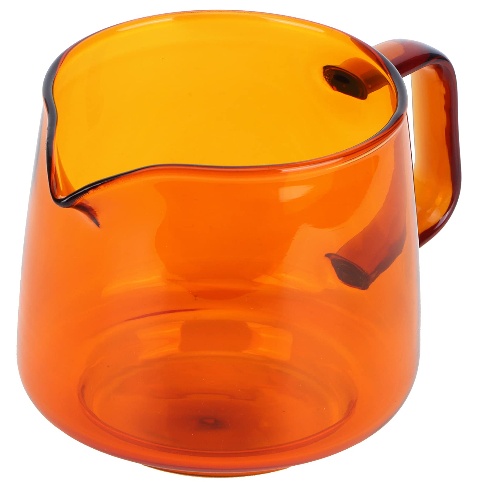 550ml High Borosilicate Glass Sharing Mug - Durable Coffee & Tea Cup for Home, Office, Camping - Amber Color (Set of 2) - Perfect for Hot & Cold Beverages, Gift Giving