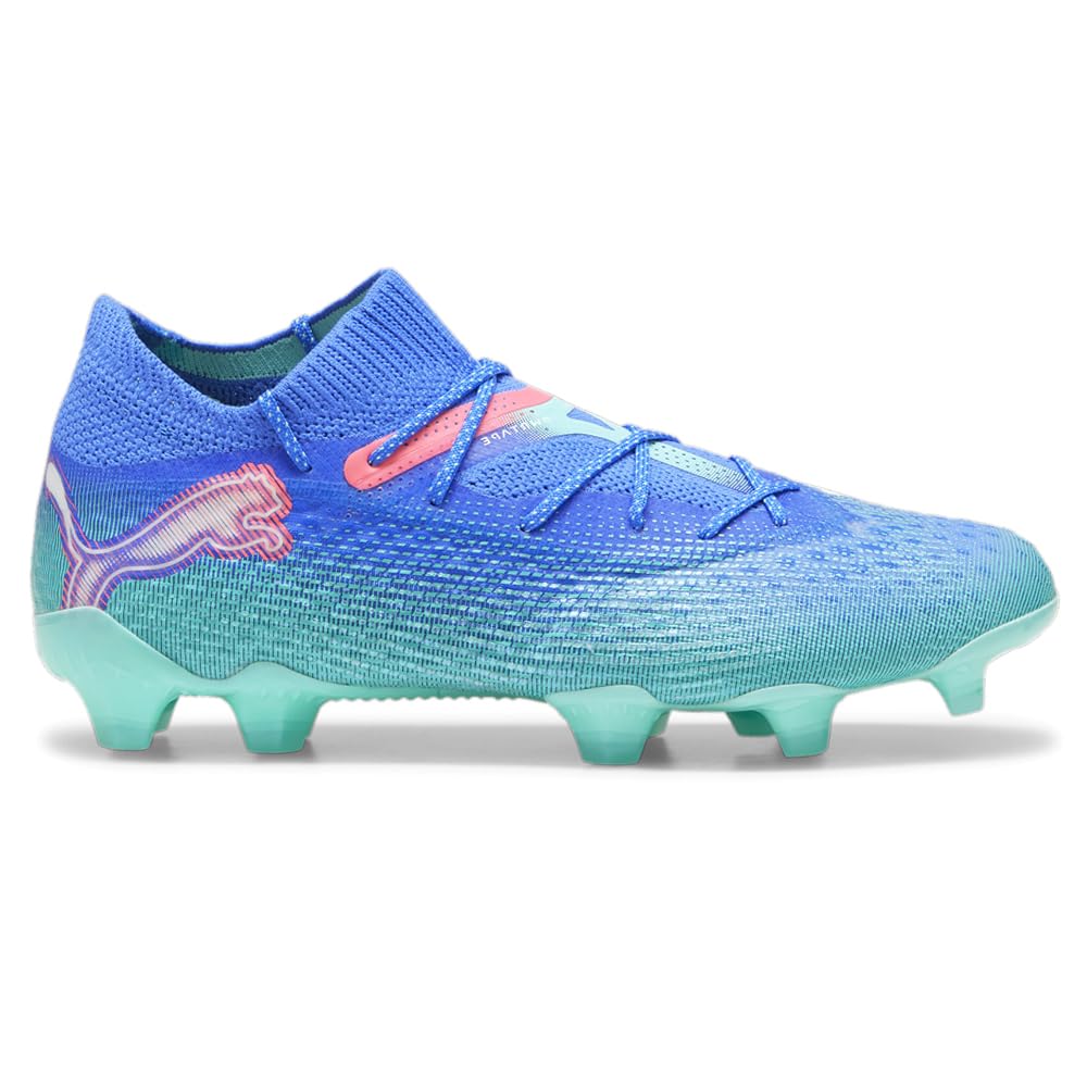 PUMA Women's Future 7 Ultimate FG Soccer Cleats - Blue - Size 8 M - Firm Ground Artificial Turf Football Shoes for Training & Matches