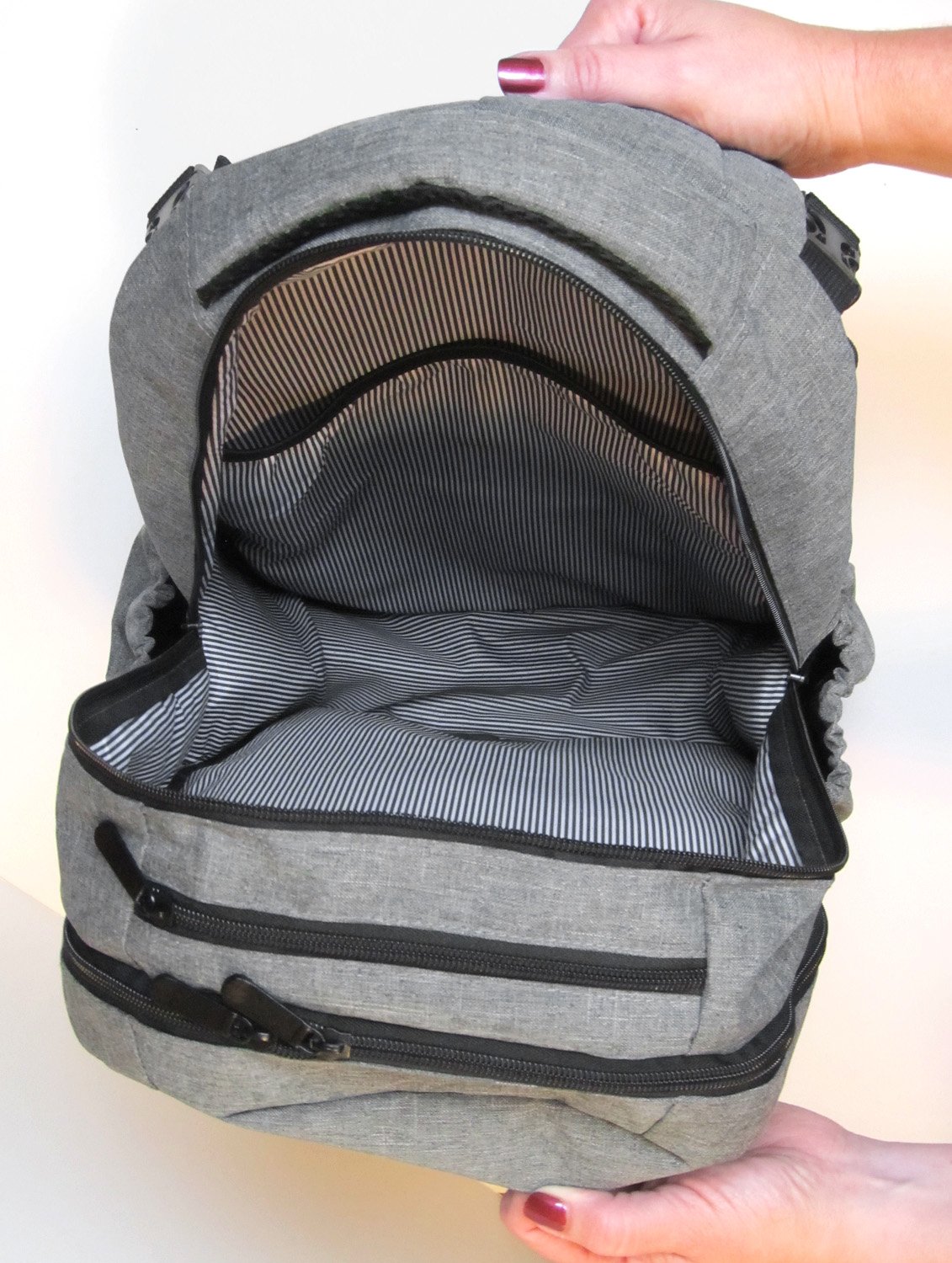 Waterproof Travel Diaper Backpack with Insulated Pockets & Detachable Changing Pad - Baby Essentials Organizer for Parents on the Go | Perfect for Air Travel, Daycare & Family Outings