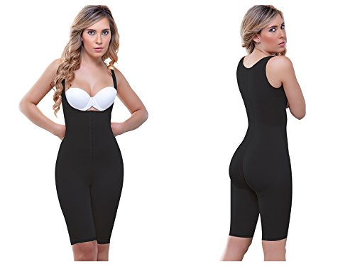 GERALDINE Full Body Shapewear for Women - High Waist Tummy Control Bodysuit with Back Support - Black X-Small - Perfect for Dresses, Workout & Everyday Wear