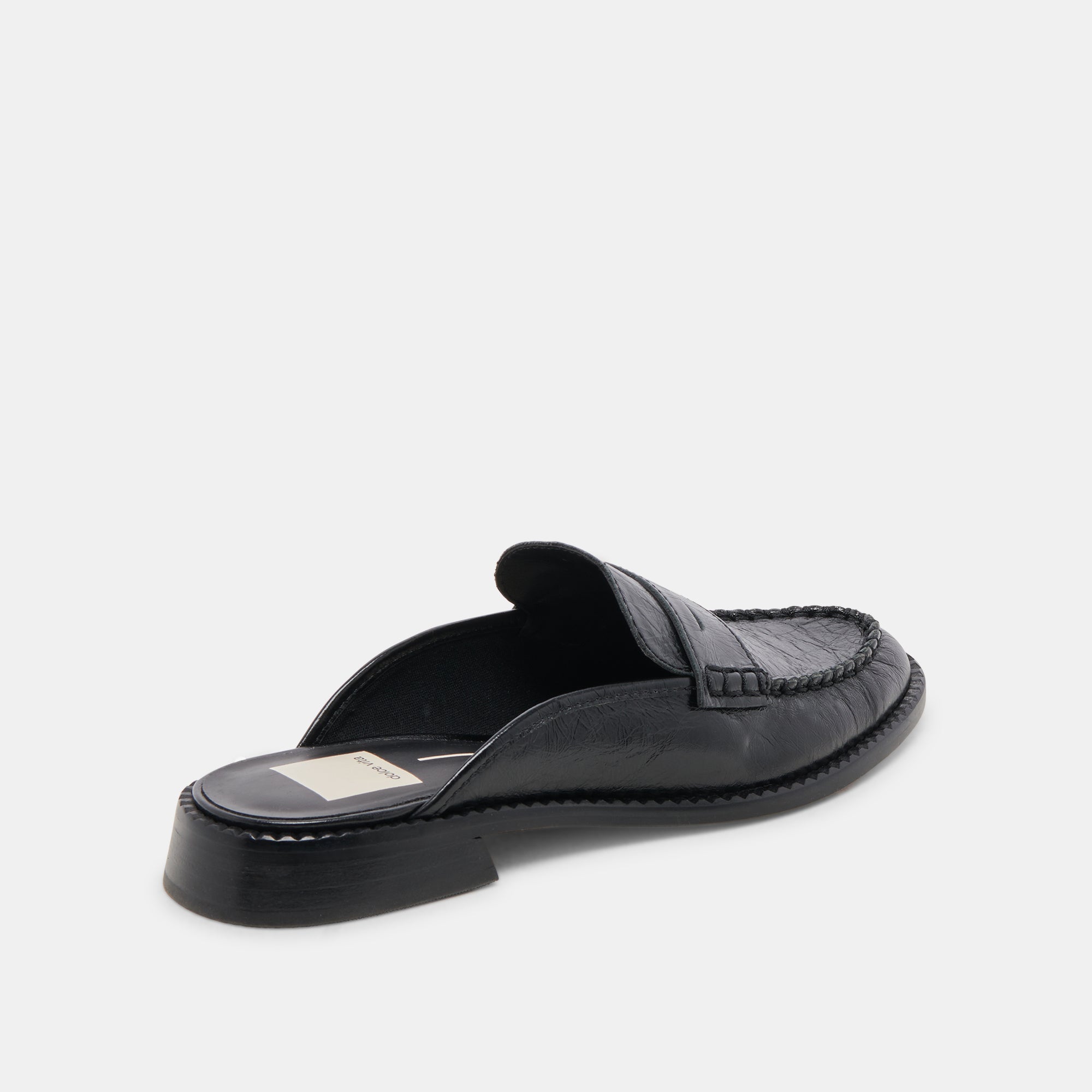Havan Loafers for Women - Midnight Crinkle Patent Leather Slip-On Shoes - Comfortable & Stylish Casual Footwear for Work, Office, and Everyday Wear