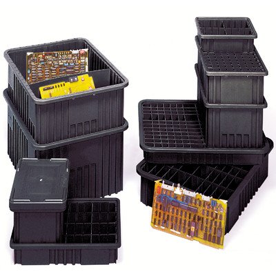 Conductive Dividable Grid Storage Containers Set of 3 (6
