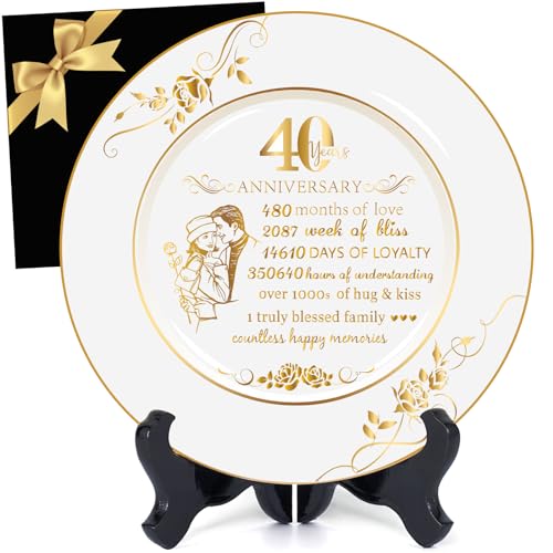 40th Anniversary Plate
