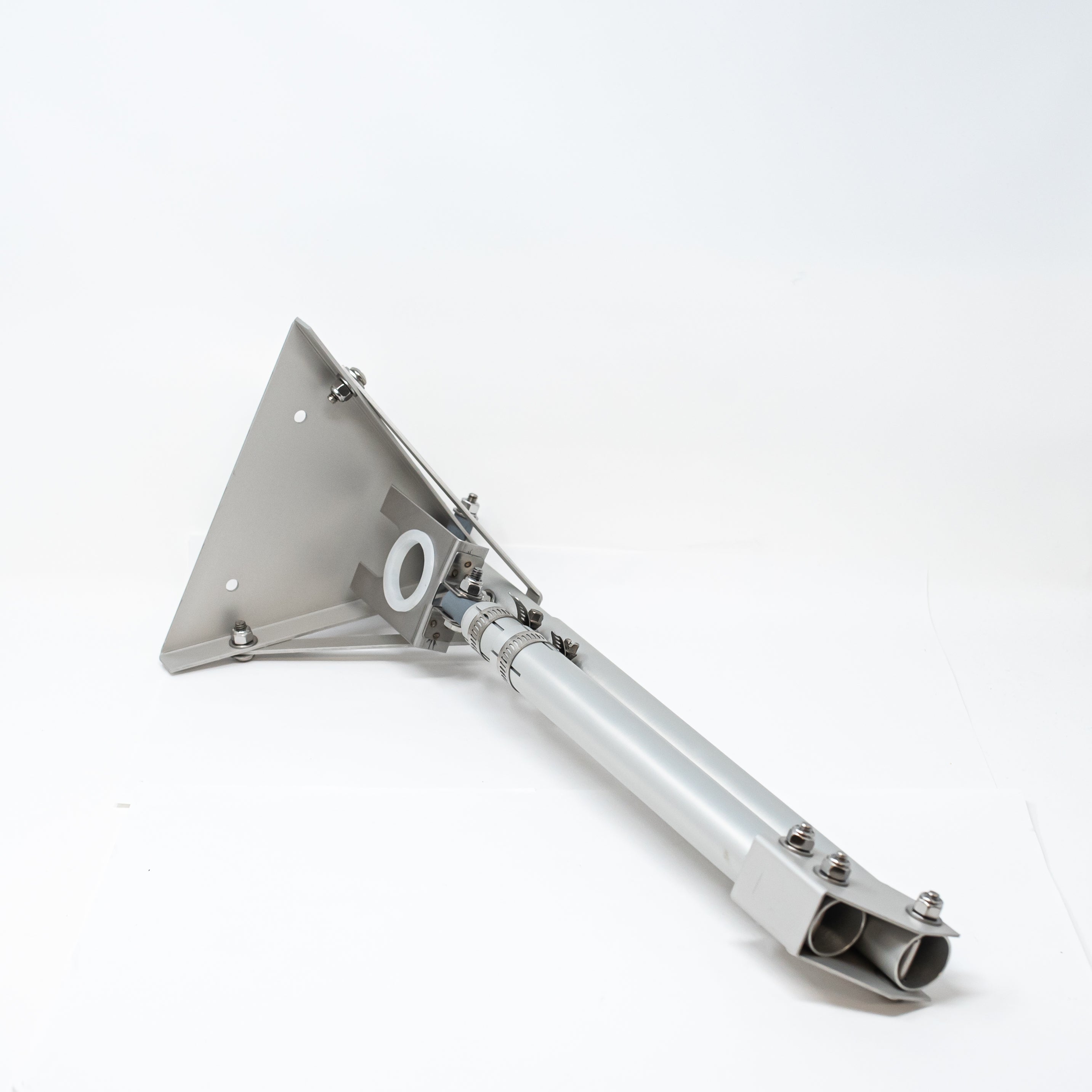Stainless Steel Floor Mount Bracket for Ultrasonic Sensors - Secure & Durable Installation for Industrial Automation & Robotics