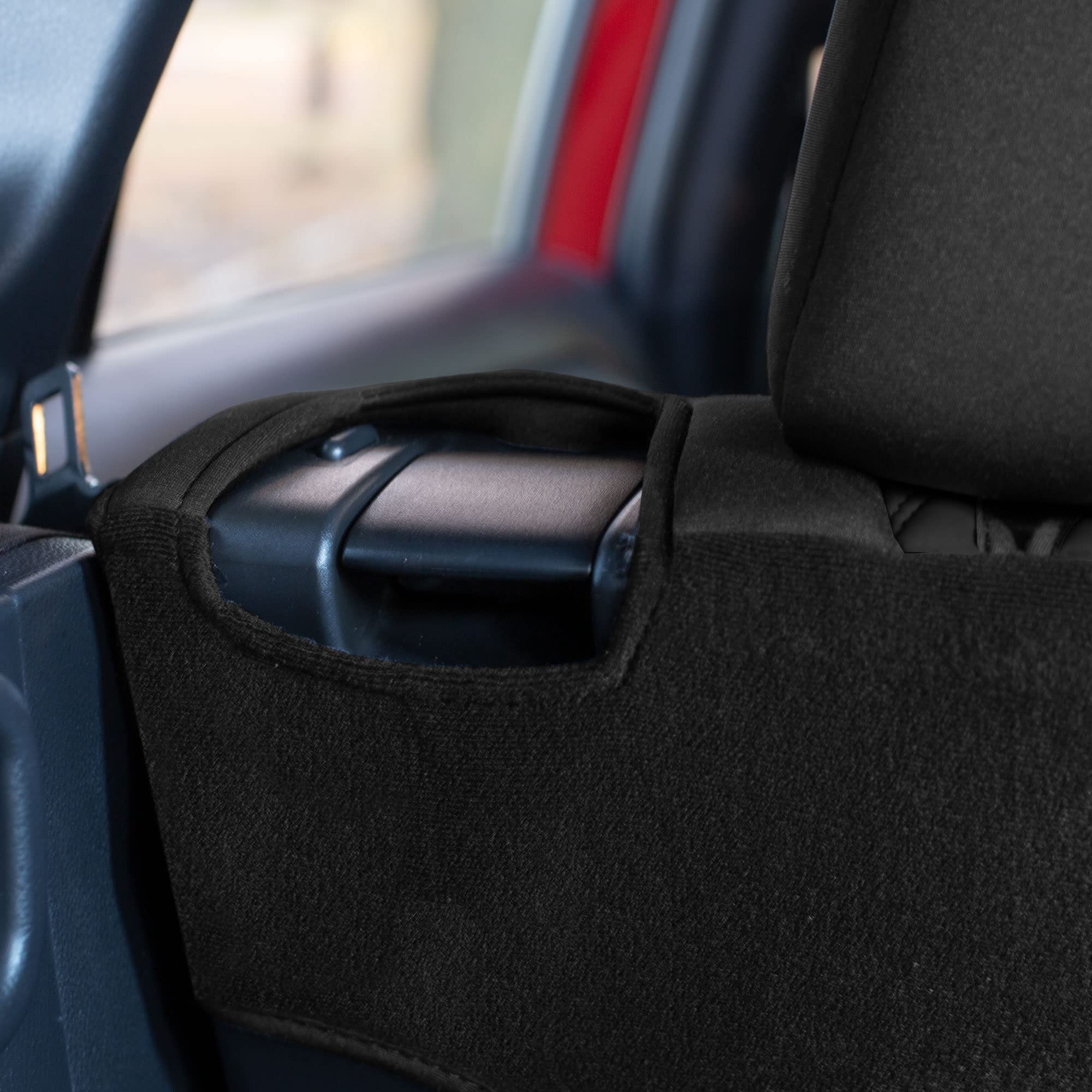 Custom Fit Neoprene Seat Covers for Toyota RAV4 Hybrid/Prime 2021-2022 - Water Resistant Gray Rear Seat Protectors | Durable Automotive Interior Accessories for Road Trips & Daily Commute
