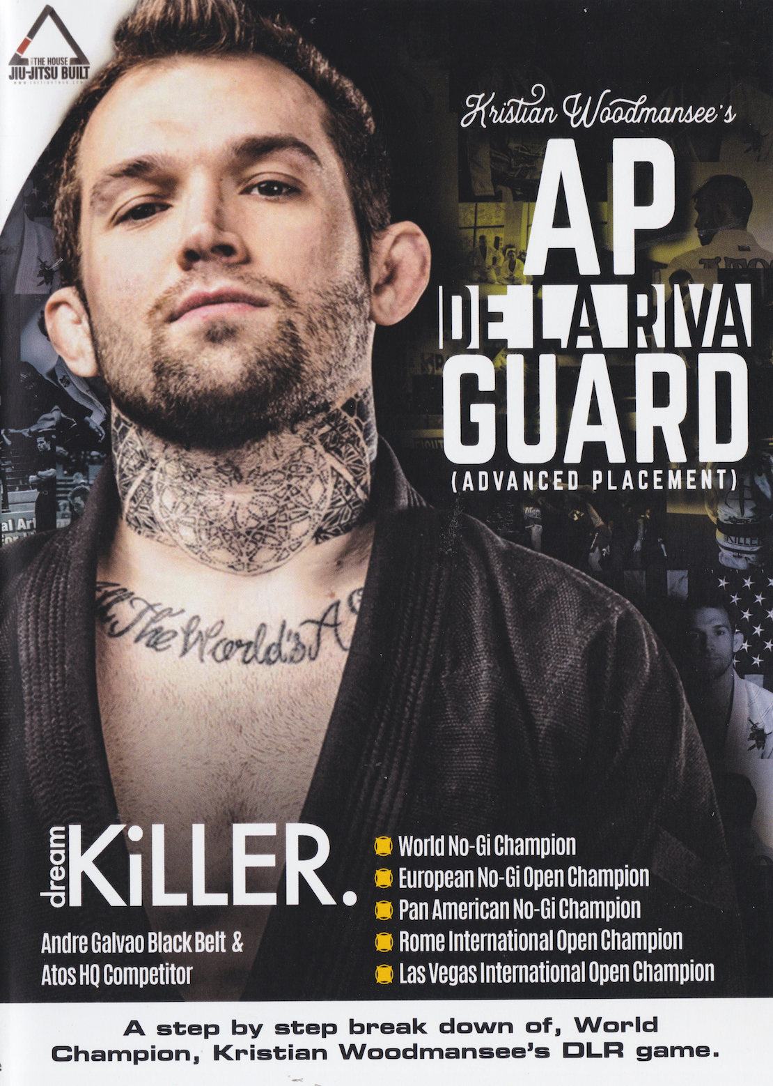 AP De la Riva Guard Instructional DVD by Kristian Woodmansee - Brazilian Jiu-Jitsu Techniques for Competition & Self-Defense