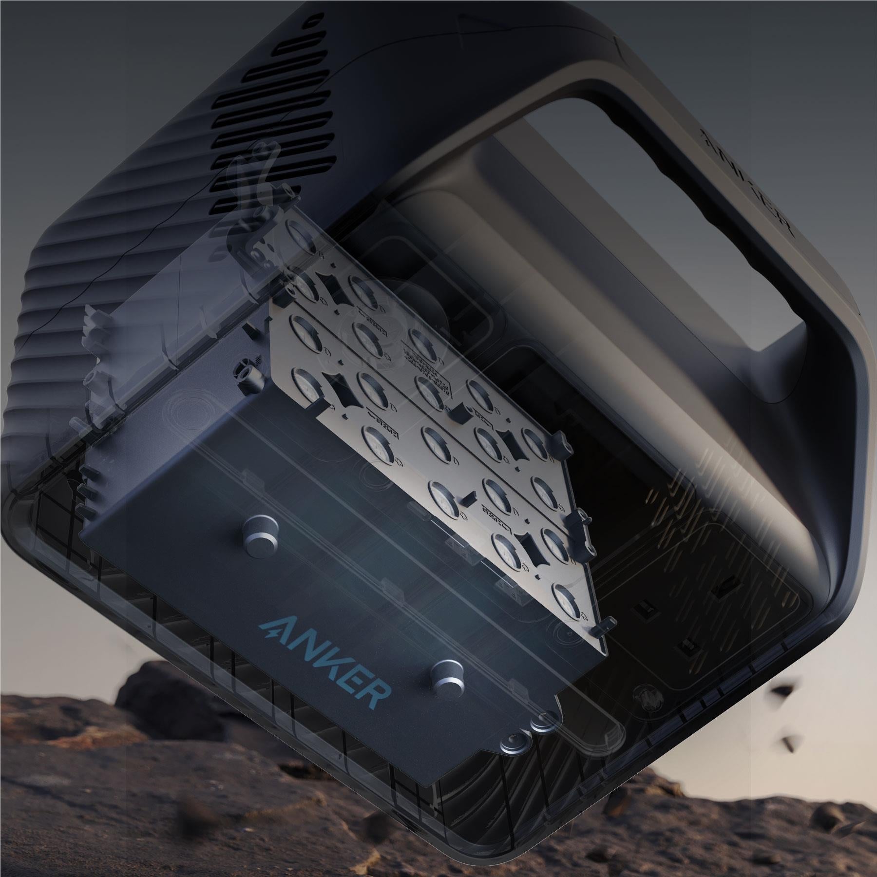 Anker 521 PowerHouse 256WH Portable Power Station - Solar Generator for Camping, Emergencies & Outdoor Adventures - Compact Backup Battery for Phones, Laptops & Small Appliances