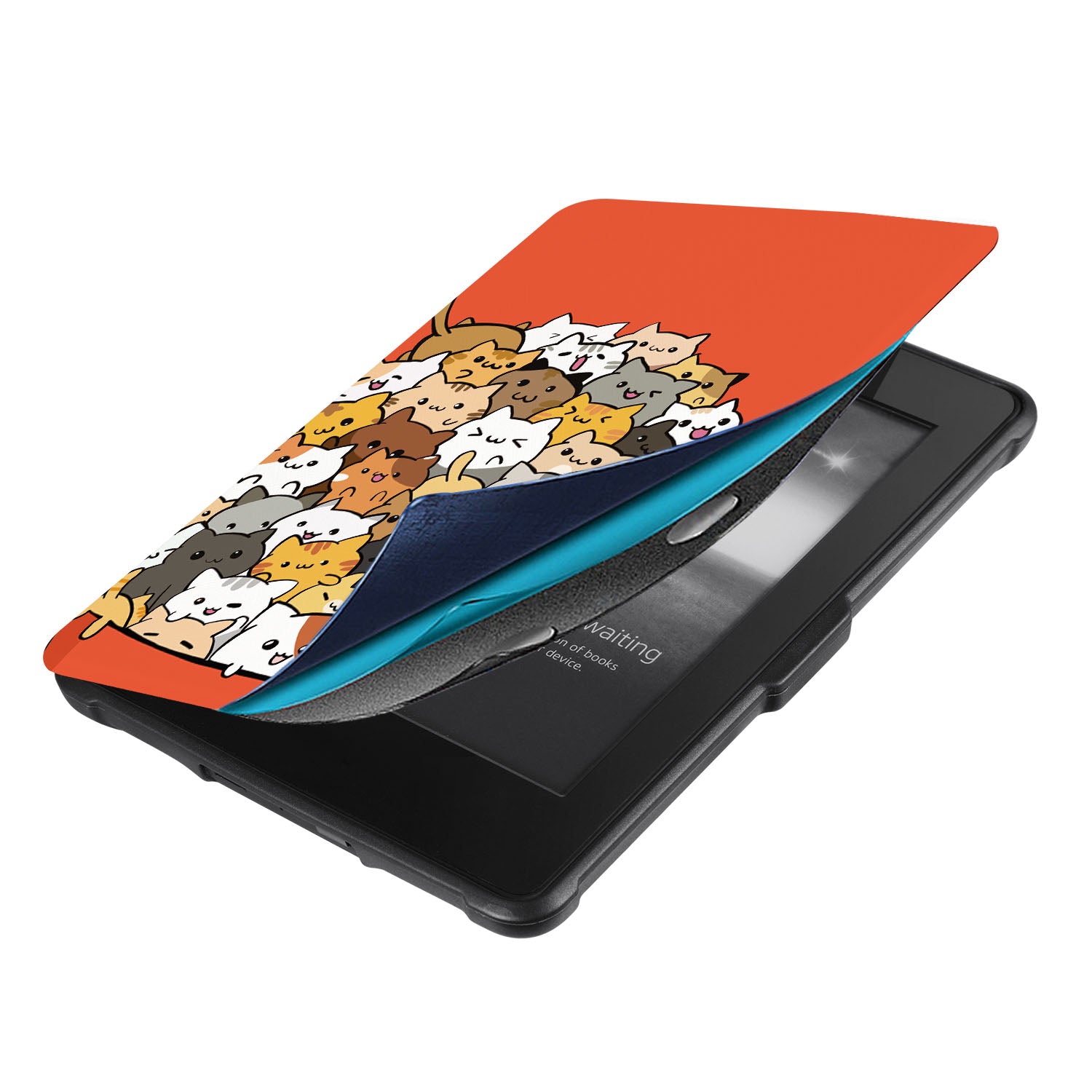 Amazon Kindle Case with Cute Cat Design - Protective Cover for Kindle E-Reader - Perfect for Reading at Home, Travel & Gifts