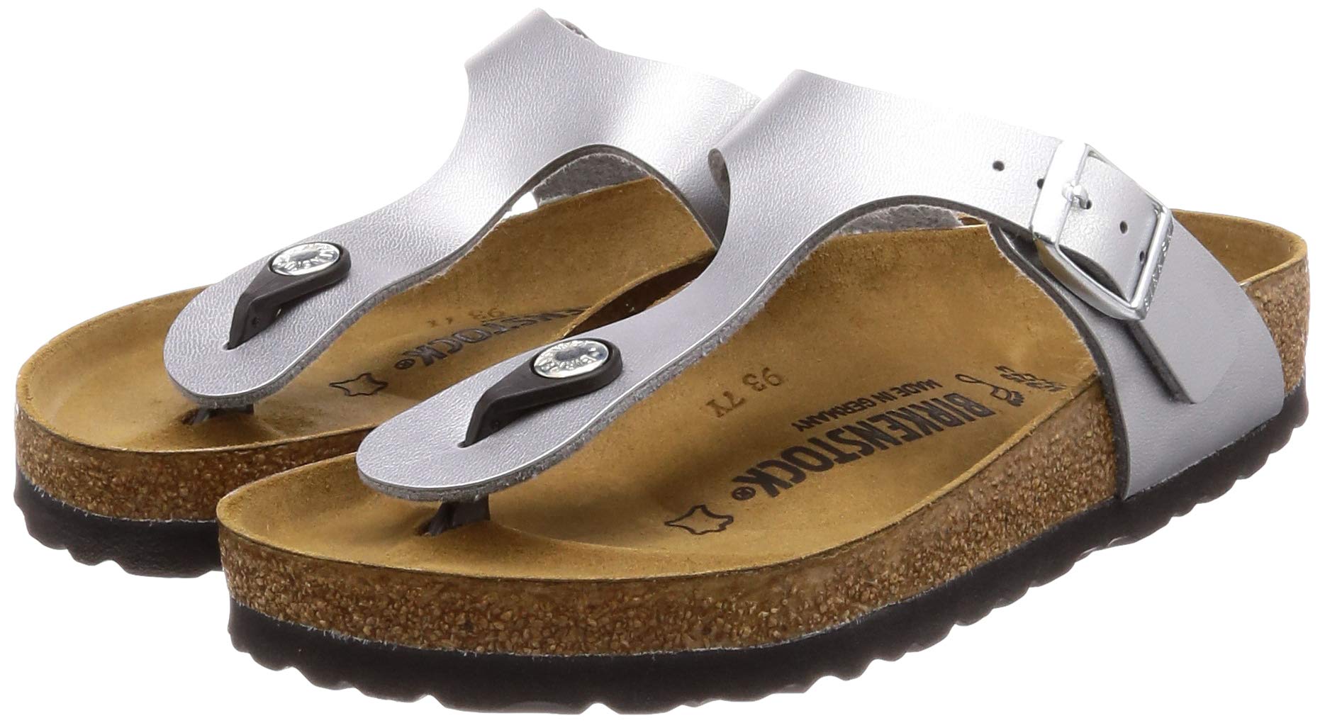 Birkenstock Women's Flatform Sandals in Silver - Comfortable & Stylish Summer Shoes for Women | Perfect for Beach, Vacation & Casual Outings
