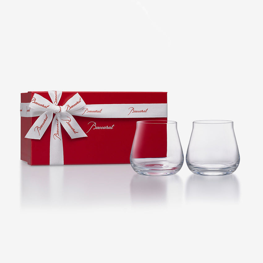 Baccarat Crystal Château Tumblers Set of 2 - Luxury Drinking Glasses for Wine, Whiskey & Cocktails - Perfect for Weddings, Anniversaries & Elegant Dinner Parties