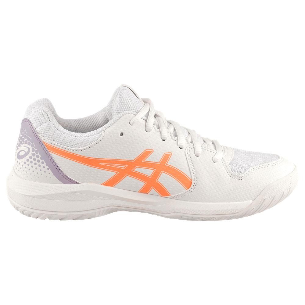 ASICS Women's Gel-Dedicate 8 Pickleball Shoes - White/Bright Sunstone | Lightweight Tennis Shoes for Women | Perfect for Pickleball, Tennis & Court Sports