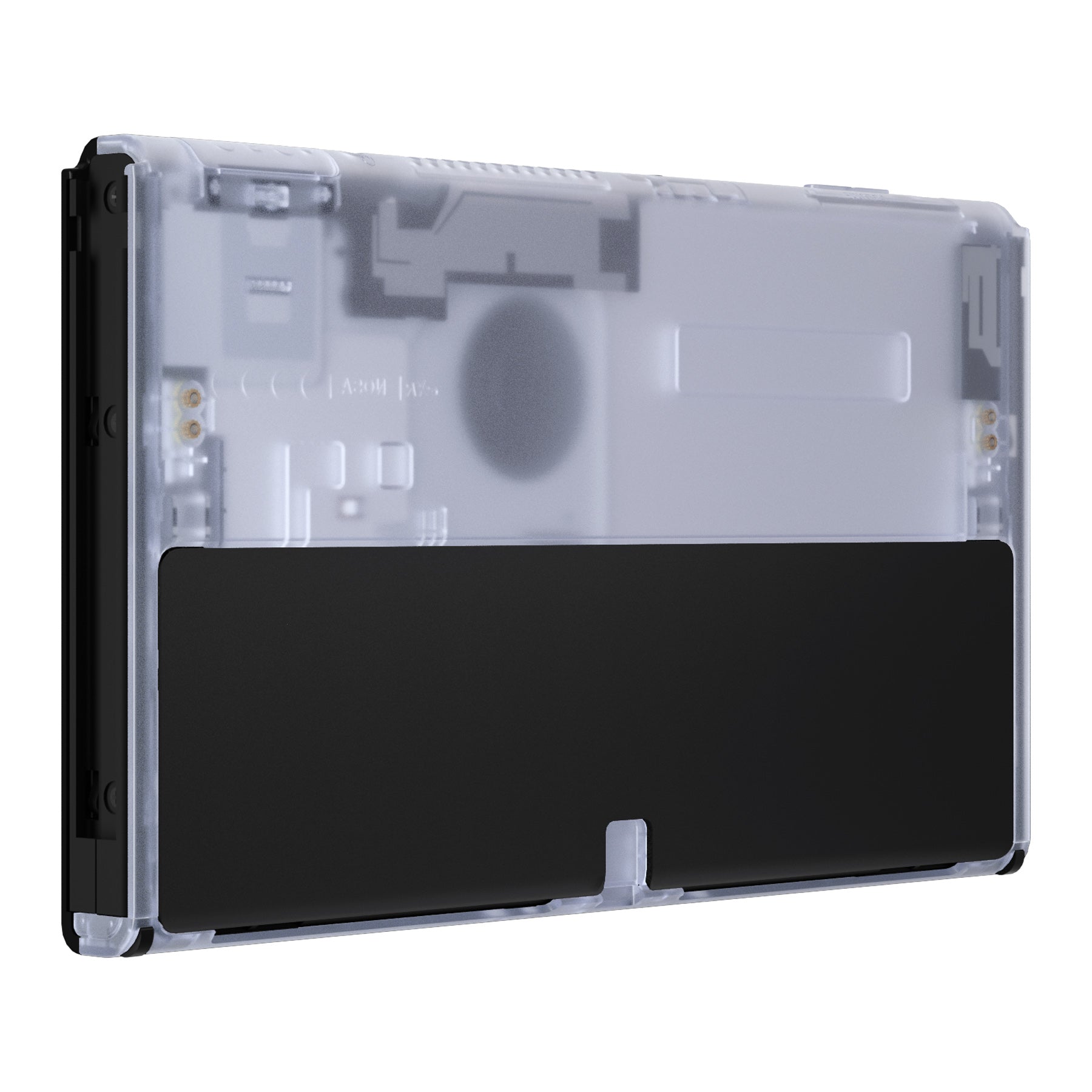eXtremeRate Glacier Blue DIY Replacement Back Plate Housing Shell Case for Nintendo Switch OLED Console - JoyCon & Kickstand Not Included - Perfect for Gaming Enthusiasts & Custom Mods