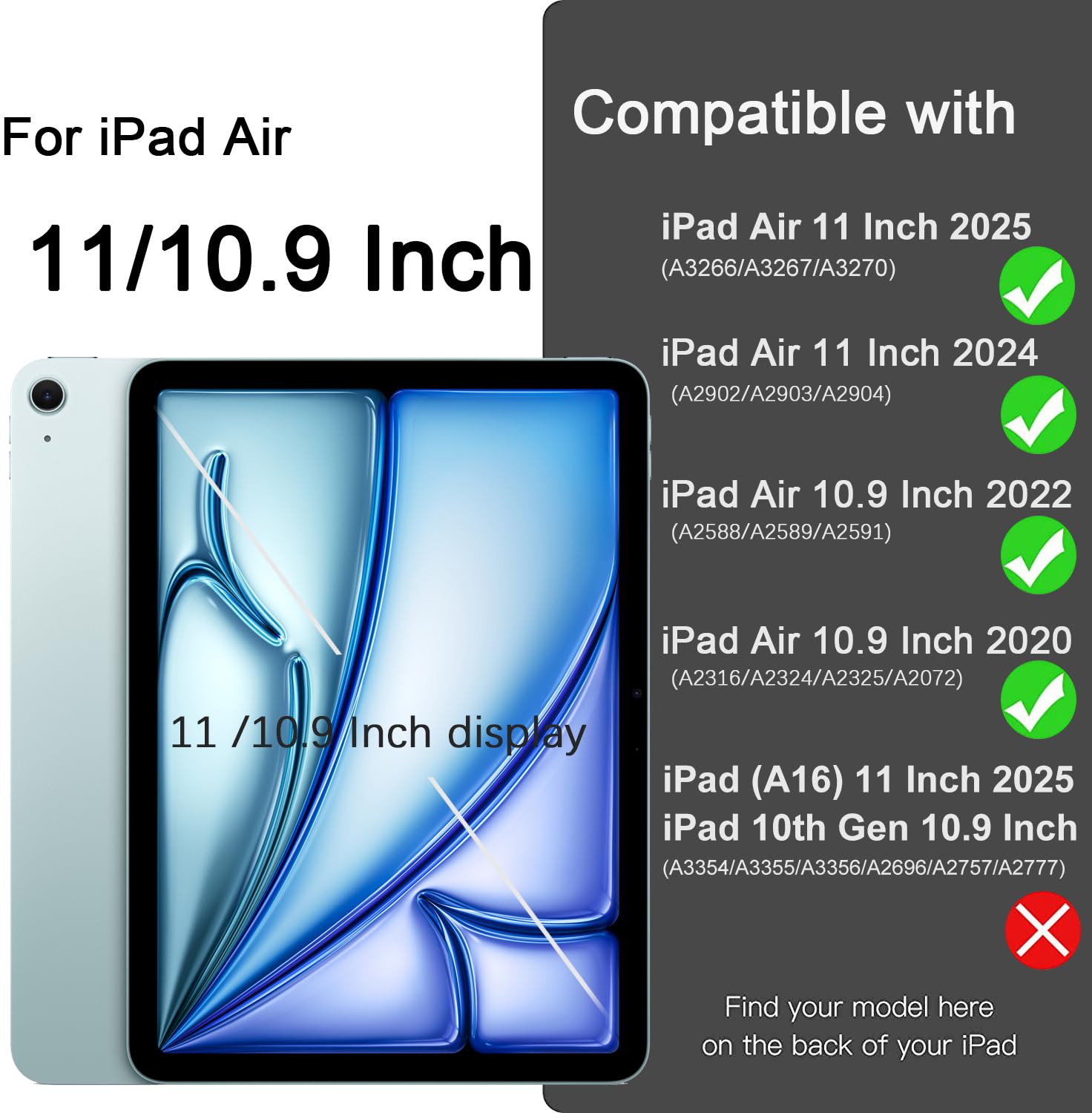 Premium iPad Air Case (6th/5th/4th Gen 11