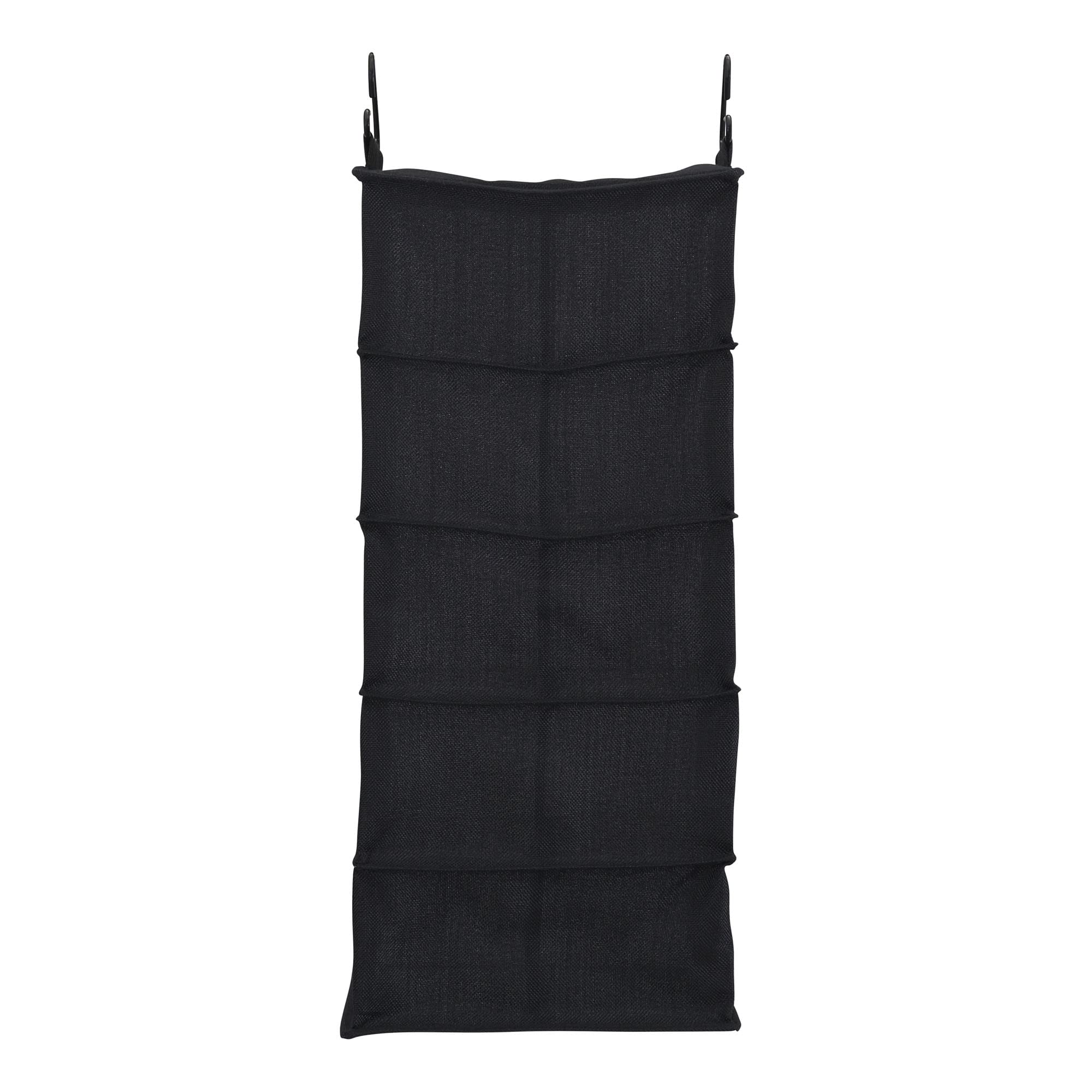 10-Pocket Hanging Shoe Organizer with Hooks - Space-Saving Closet Storage Solution for Shoes, Purses & Accessories | Perfect for Bedrooms, Dorms & Small Spaces