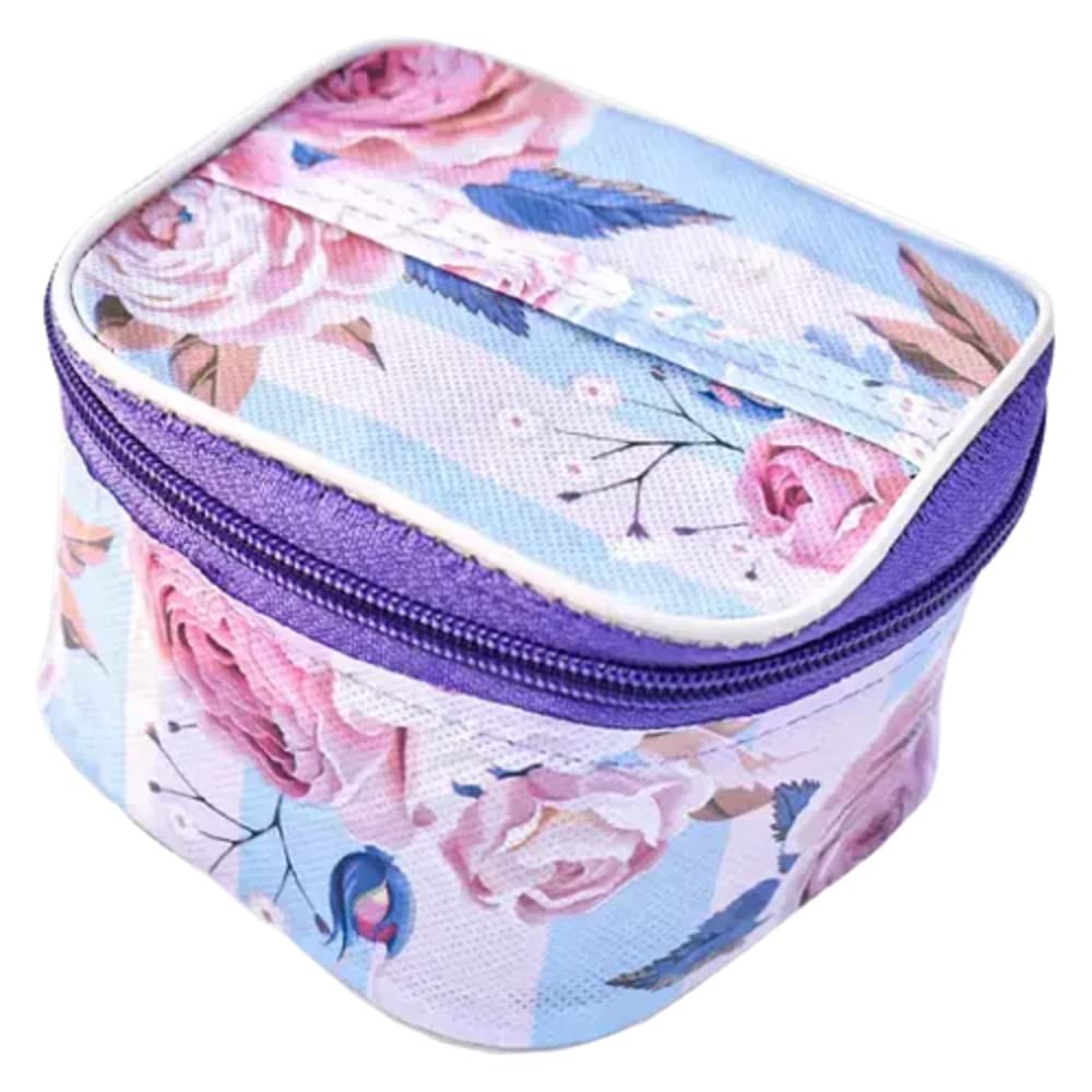 Premium 5-Piece Cosmetic Pouch Set for Women - Waterproof Makeup Travel Organizer, Vanity Storage Box & Beauty Case | Perfect for Travel, Home Organization & Gift Giving (Multicolor)