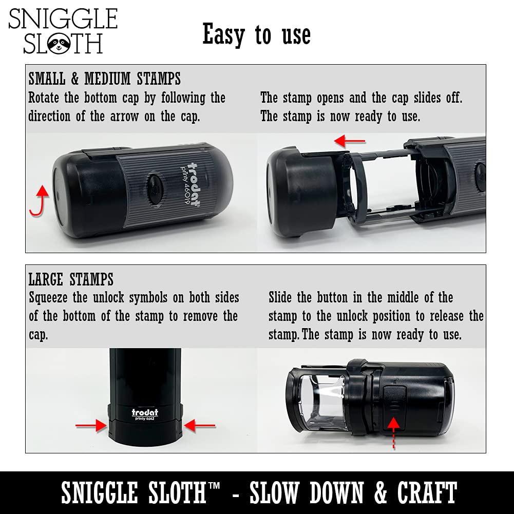 1/2 Inch Mini Self-Inking Rubber Stamp - Knee Pain Bones Joint Anatomy Body Part Design for Crafting, Planners & Medical Documentation - Black Ink Stamper for DIY Projects, Patient Charts & Educational Materials