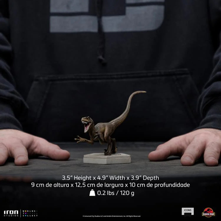 Jurassic Park Velociraptor Statue - Premium Dinosaur Collectible Figure for Movie Fans, Home Decor & Gift Ideas