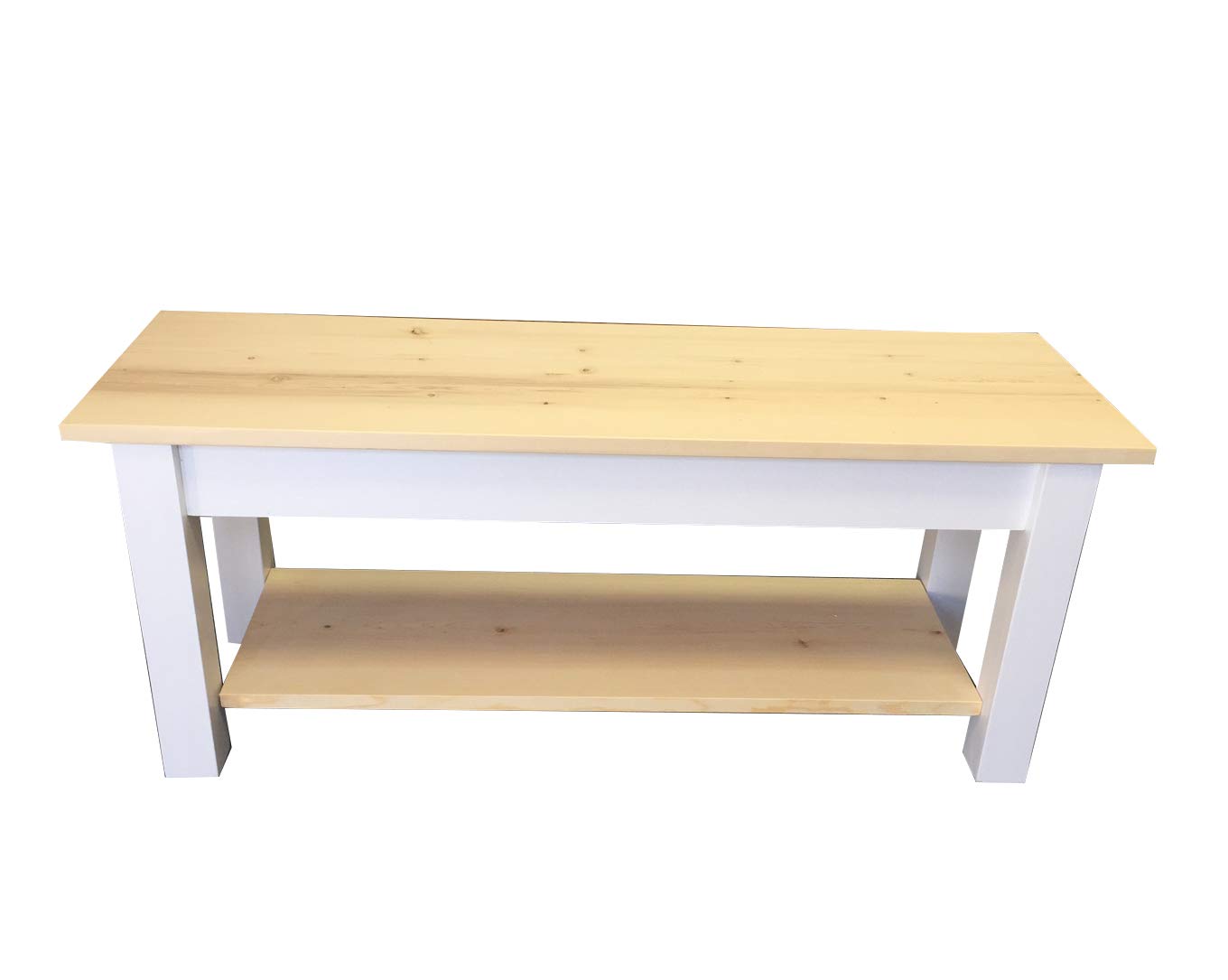 Nantucket Bench with Shelf - 66