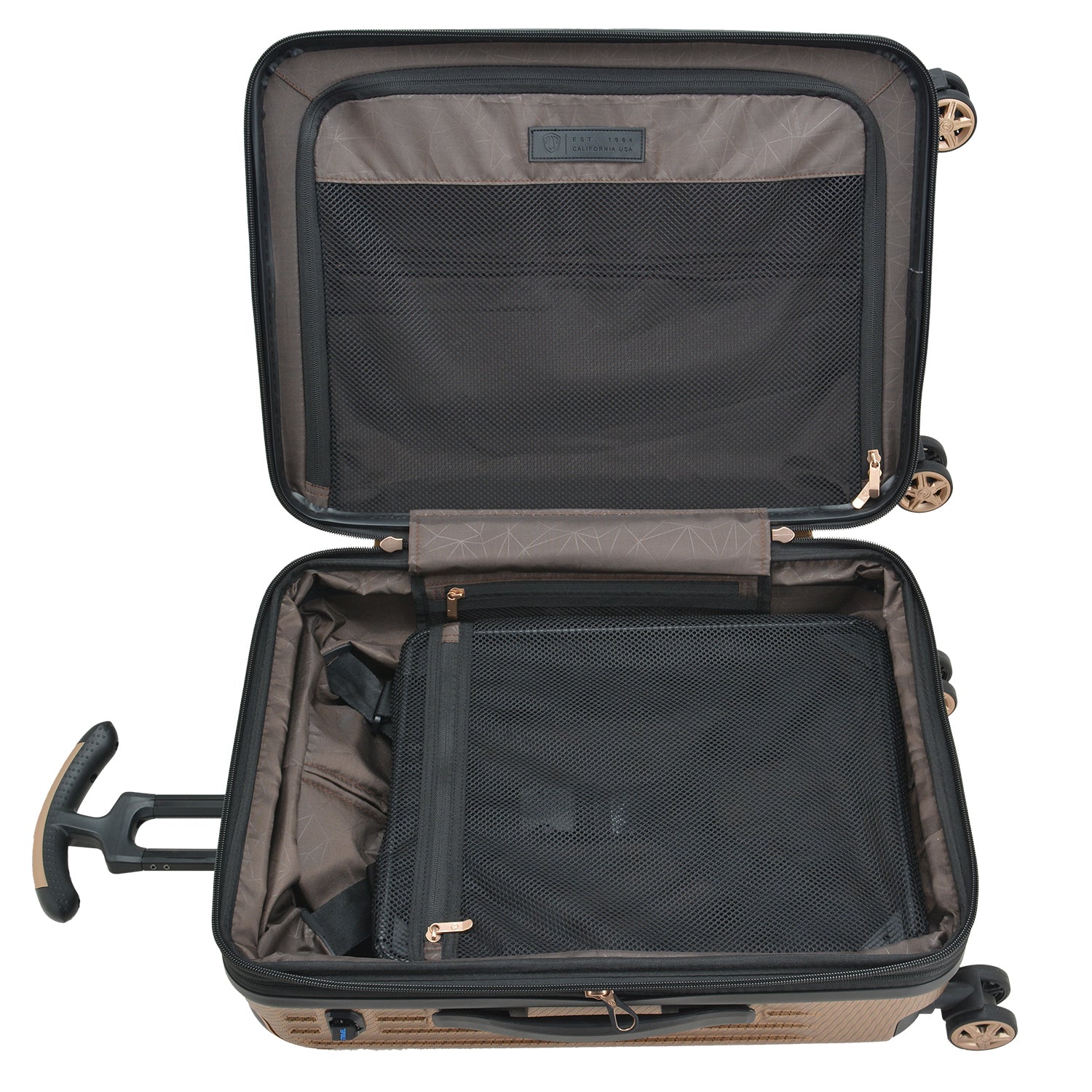 Continent Adventurer Carry On Luggage - Lightweight Durable Suitcase for Travel & Business Trips - Perfect for Airplanes, Trains & Weekend Getaways