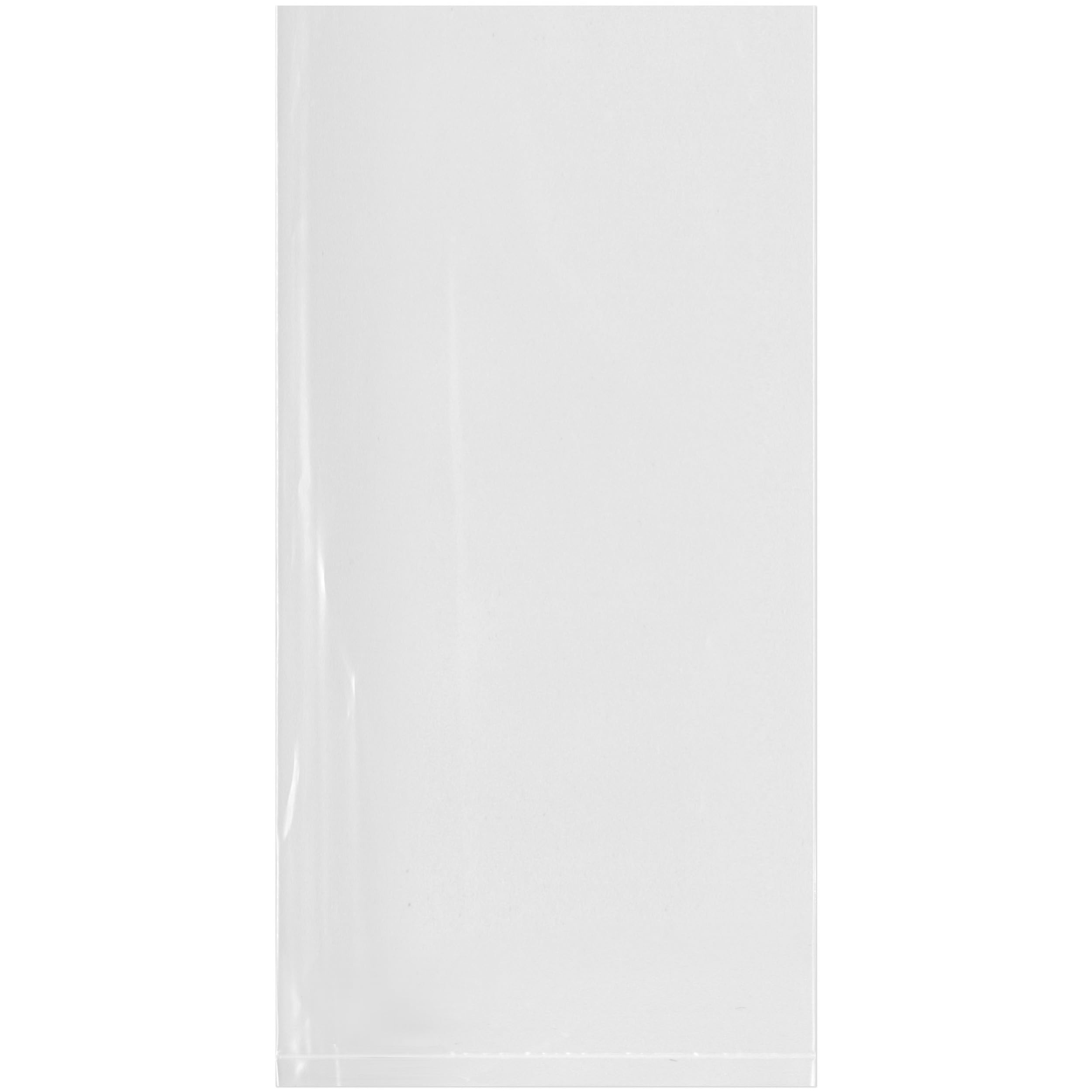 Plymor 4x8 Inch 2 Mil Clear Plastic Bags (200 Pack) for Storage & Shipping