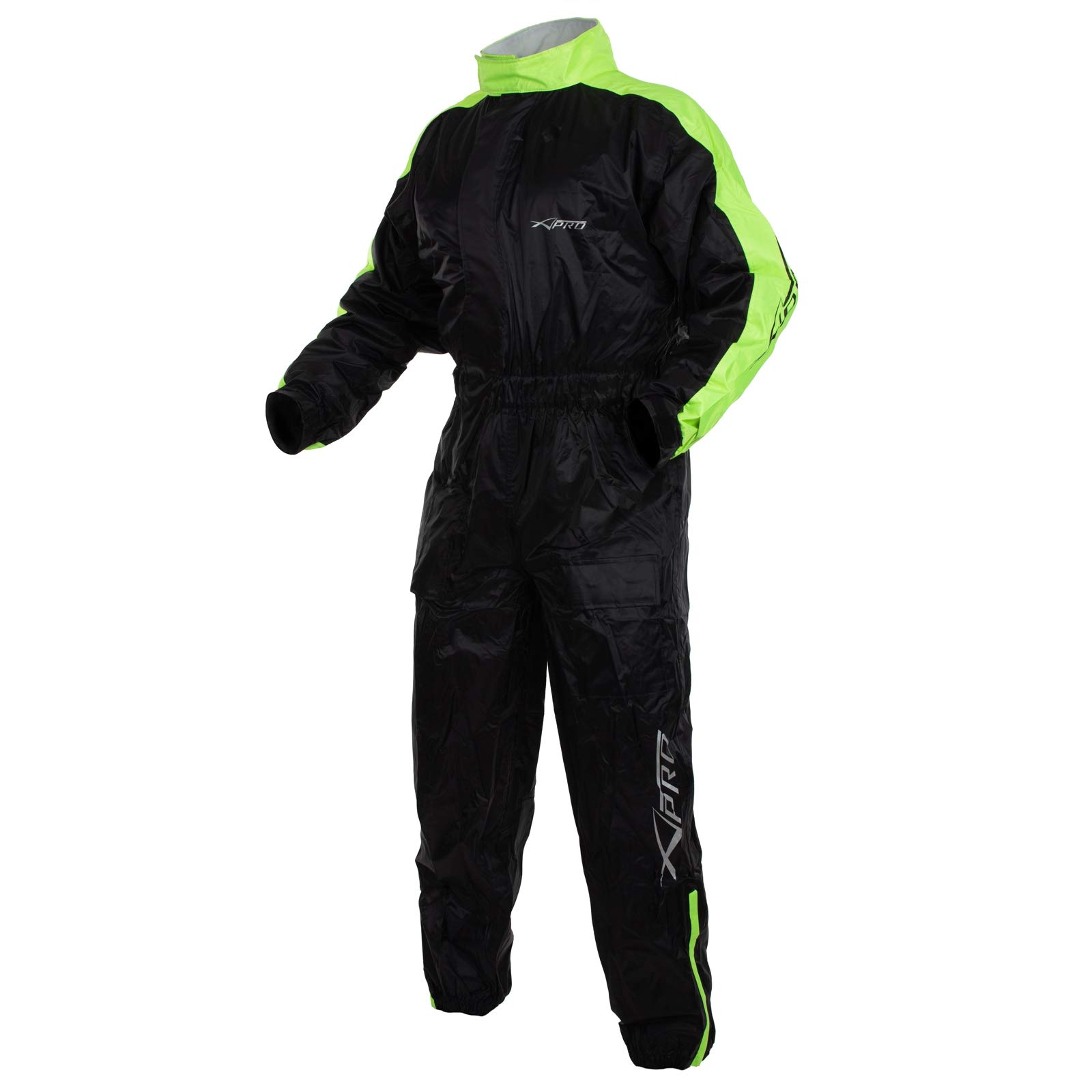High Visibility Waterproof Rain Suit for Scooter & Motorbike - Fluo XS