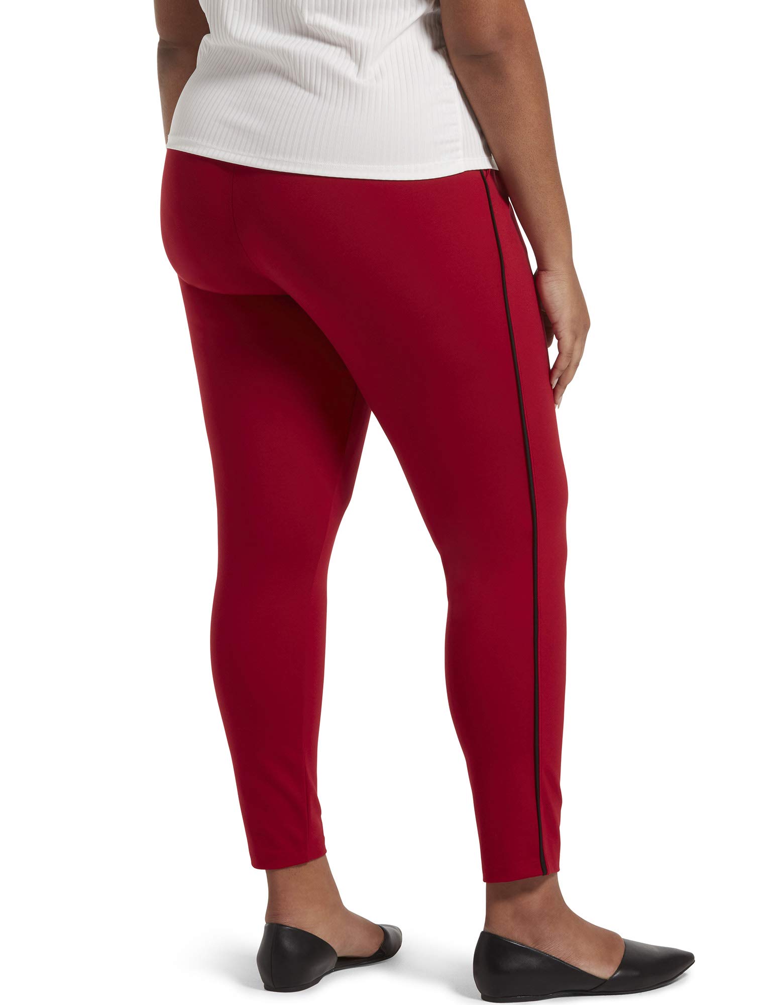 HUE Women’s Ponte 7/8 Leggings - Stretchy High-Waisted Workout Pants for Yoga, Office & Casual Wear | Comfortable & Versatile Women's Trousers