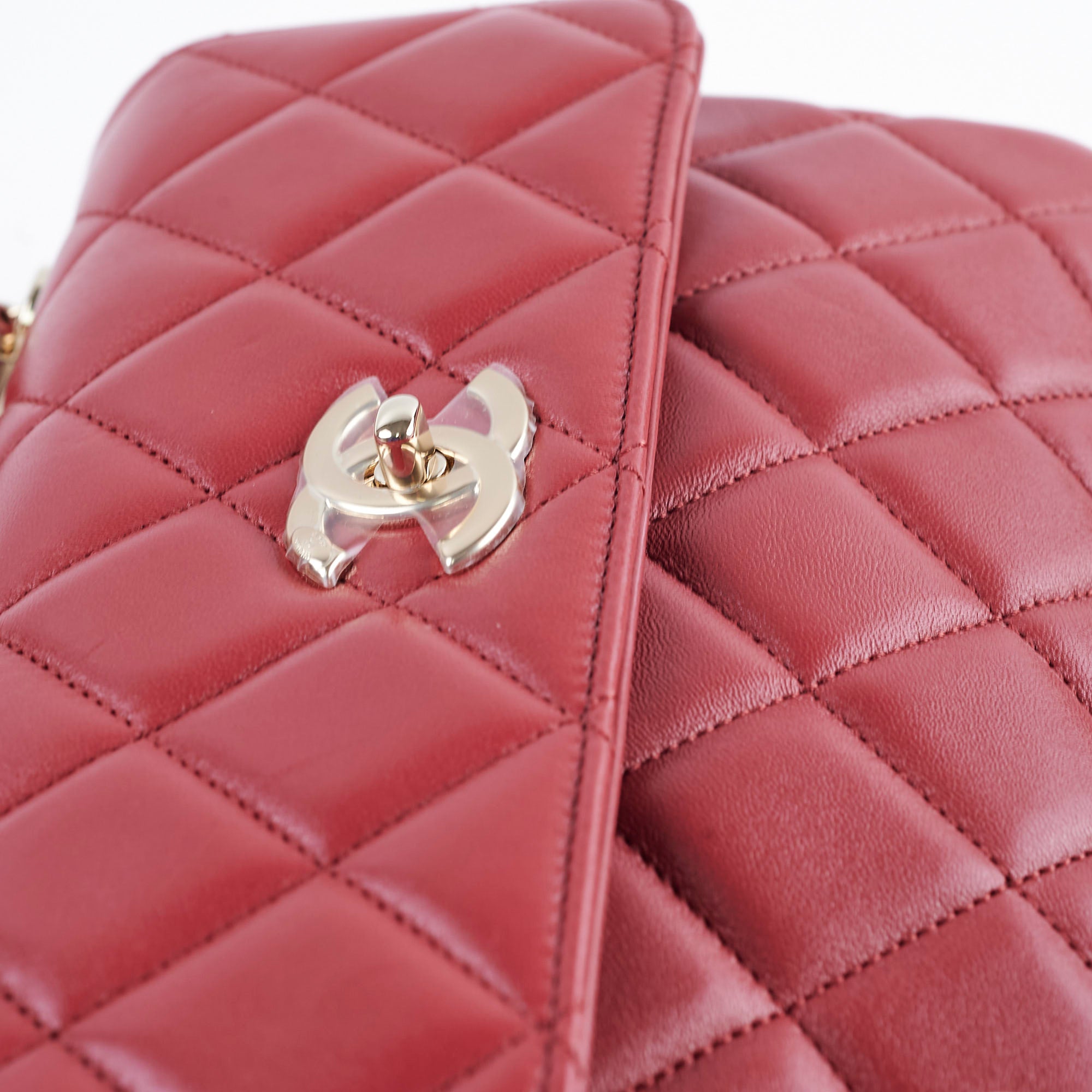 Chanel Small CC Trendy Red 28 Series Crossbody Bag - Luxury Designer Handbag for Women | Perfect for Parties, Date Nights & Special Occasions